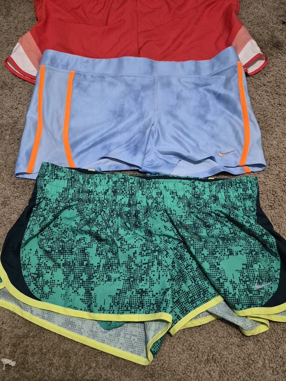 3 New Nike Running Shorts Women's Sz L